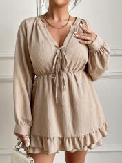 Акція на Комбінезон жіночий SHEIN GD-00135073 4XL Бежевий від Rozetka