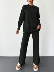 Акція на Костюм жіночий SHEIN GD-00108615 S Чорний від Rozetka