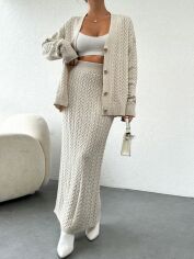 Акція на Костюм жіночий SHEIN GD-00167149 S Світло-бежевий від Rozetka