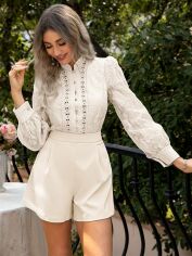 Акція на Костюм жіночий SHEIN GD-00167932 XL Кремовий від Rozetka