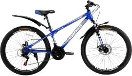 Акція на Велосипед Cross Focus 24" Рама 11" Blue-Grey (24CWS-005074) від Rozetka