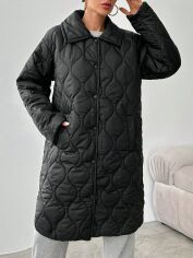 Акція на Куртка демісезонна жіноча SHEIN GD-00157117 S Чорна від Rozetka