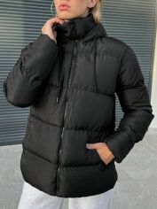 Акція на Куртка демісезонна жіноча SHEIN GD-00159870 S Чорна від Rozetka