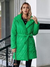 Акція на Куртка демісезонна жіноча SHEIN GD-00159860 M Зелена від Rozetka