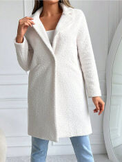 Акція на Пальто жіноче SHEIN GD-00159741 S Біле від Rozetka