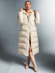 Акція на Куртка зимова жіноча SHEIN GD-00159893 S Бежева від Rozetka