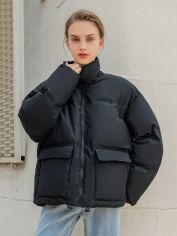 Акція на Куртка зимова жіноча SHEIN GD-00159846 XS Чорна від Rozetka