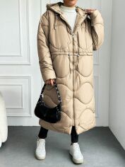 Акція на Куртка зимова жіноча SHEIN GD-00159792 42 Бежева від Rozetka