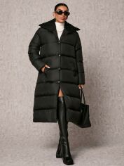 Акція на Куртка зимова жіноча SHEIN GD-00159794 44 Чорна від Rozetka