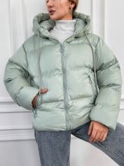 Акція на Куртка зимова жіноча SHEIN GD-00159826 M Зелена від Rozetka