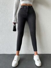 Акція на Джинси Skinny жіночі SHEIN GD-00081527 36 Чорні від Rozetka