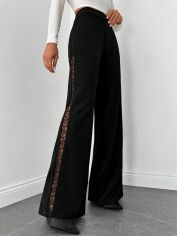 Акція на Штани жіночі SHEIN GD-00167832 S Чорні від Rozetka
