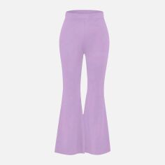 Акція на Штани жіночі SHEIN GD-00169718 XL Бузкові від Rozetka