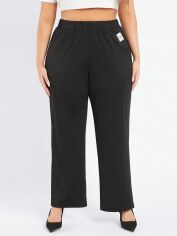Акція на Штани жіночі SHEIN GD-00169722 4XL Чорні від Rozetka
