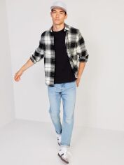 Акція на Сорочка бавовняна чоловіча Old Navy 949606868 L Чорна від Rozetka
