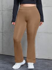 Акція на Спортивні штани жіночі SHEIN GD-00168859 XL Коричневі від Rozetka