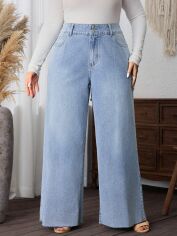 Акція на Джинси жіночі SHEIN GD-00133068 XL Блакитні від Rozetka