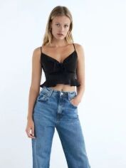 Акція на Топ жіночий Zara XAZ319206DZMU XS Чорний від Rozetka