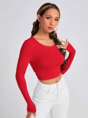 Акція на Топ жіночий SHEIN GD-00170929 L-Petite Червоний від Rozetka