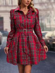 Акція на Плаття жіноче SHEIN GD-00168059 S Червоне від Rozetka