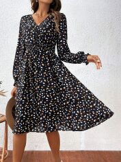 Акція на Плаття жіноче SHEIN GD-00168070 S Чорне від Rozetka