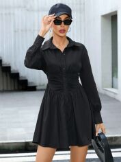Акція на Плаття жіноче SHEIN GD-00168099 XL Чорне від Rozetka