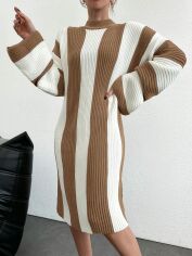 Акція на Сукня жіноча SHEIN GD-00156620 S Пісочна від Rozetka