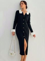 Акція на Плаття жіноче SHEIN GD-00159426 L Чорно-біле від Rozetka