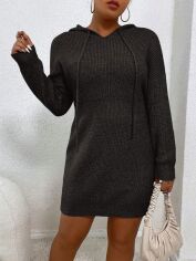 Акція на Плаття жіноче SHEIN GD-00160832 XL Коричневе від Rozetka
