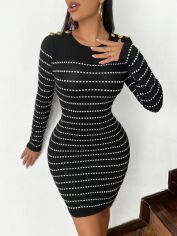 Акція на Плаття жіноче SHEIN GD-00161450 XL Чорне від Rozetka