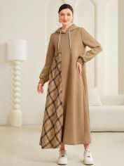 Акція на Плаття жіноче SHEIN GD-00168318 L Бежеве від Rozetka
