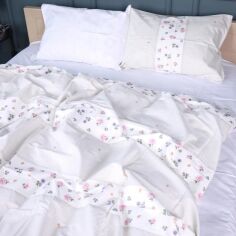 Акція на Комплект постільної білизни MirSon King Size 220х240 см 22-1401 Blooming Beauty Сатин від Rozetka