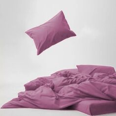 Акція на Комплект постільної білизни Mirson Полуторний Євро 160х220 см 020 Pastel violet Soft Touch of Satin від Rozetka