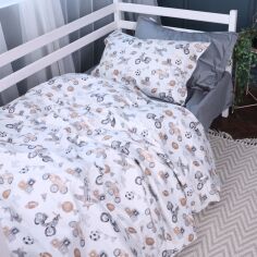 Акція на Підковдра MirSon Полуторна Євро 160х220 см Kids Time 22-1417 Retro Boys' World Сатин від Rozetka
