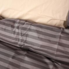 Акція на Підковдра MirSon Євро 200х220 см 17-0767 Elegant Stripes Ranforce Elite від Rozetka