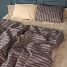 Акція на Підковдра MirSon Полуторна Євро 160х220 см 17-0767 Elegant Stripes Бязь від Rozetka