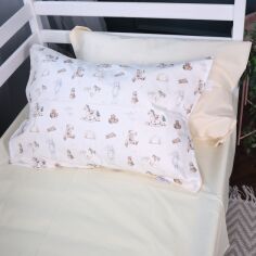 Акція на Простирадло MirSon Полуторне 150х220 см Kids Time 22-1422 Warm toys Сатин від Rozetka