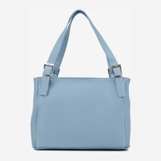 Акція на Сумка шоппер жіноча з натуральної шкіри Regina Notte Tote 3991 Блакитна від Rozetka