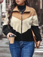 Акція на Куртка демісезонна жіноча SHEIN GD-00162524 4XL Різнокольорова від Rozetka