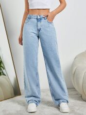 Акція на Джинси жіночі SHEIN GD-00167296 40 Світло-блакитні від Rozetka
