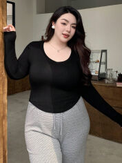 Акція на Топ жіночий SHEIN GD-00168851 XL Чорний від Rozetka