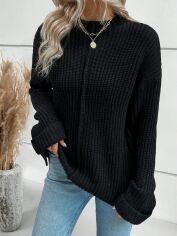 Акція на Джемпер жіночий SHEIN GD-00167171 L Чорний від Rozetka