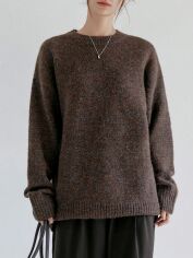 Акція на Джемпер жіночий SHEIN GD-00169857 S Коричневий від Rozetka