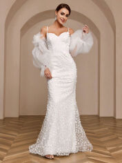 Акція на Плаття жіноче SHEIN GD-00158255 S Біле від Rozetka