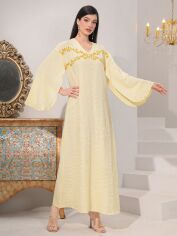 Акція на Плаття жіноче SHEIN GD-00168763 L Жовте від Rozetka