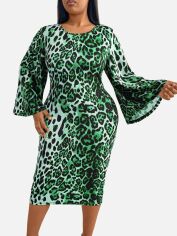Акція на Сукня жіноча SHEIN GD-00168582 3XL Зелена від Rozetka