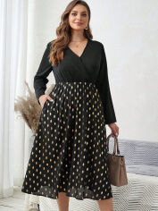 Акція на Плаття жіноче SHEIN GD-00168604 5XL Чорне від Rozetka