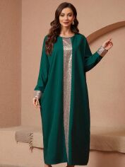 Акція на Плаття жіноче SHEIN GD-00168766 L Зелене від Rozetka