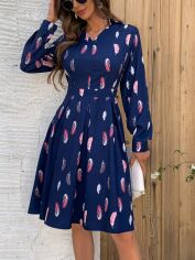 Акція на Плаття жіноче SHEIN GD-00169176 XL Темно-синє від Rozetka
