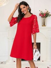 Акція на Плаття жіноче SHEIN GD-00169578 S Червоне від Rozetka